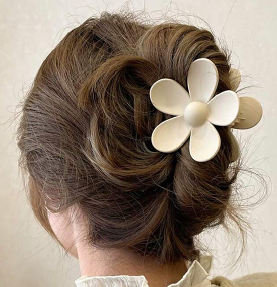 Daisy Hair Claw - Cream