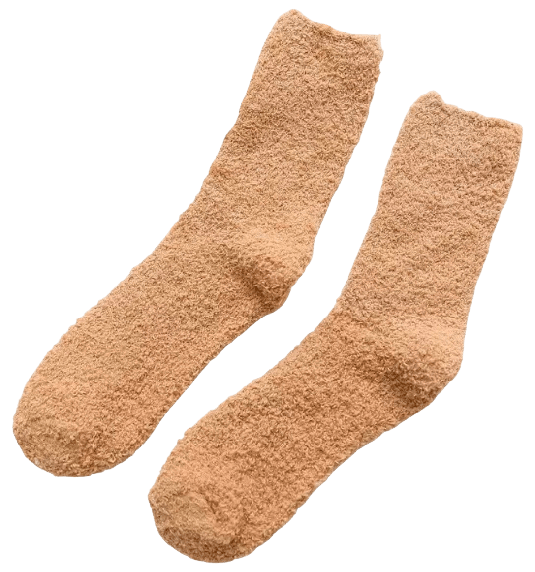 Fluffy Socks - Mocha